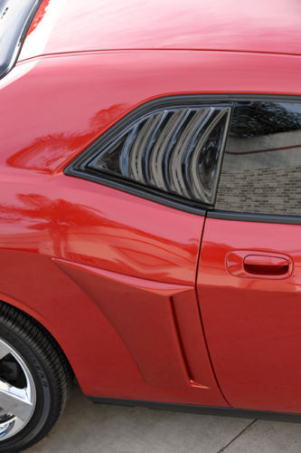 Side Quarter Window Louvers Kit 08-up Dodge Challenger - Click Image to Close